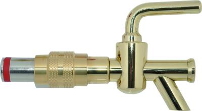 Messing Zapfhahn "Rheinland" mit Arretierautomatik  ohne Luftventil